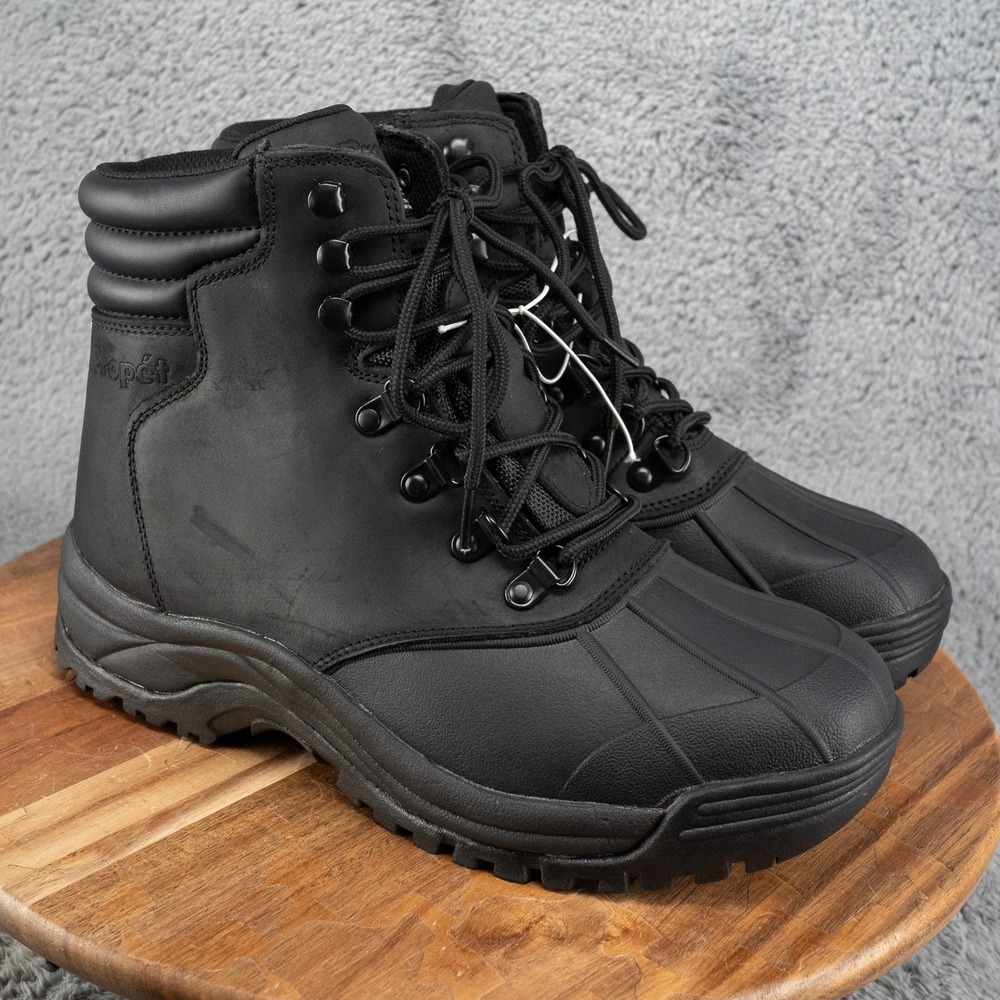 Propet Men's Blizzard‎ Mid Waterproof Winter Boot Black Size 10 (M)